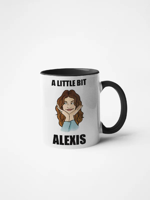 Heavy-duty stainless steel mugs-A Little Bit Alexis Coffee Mug - Schitt's Creek - Alexis