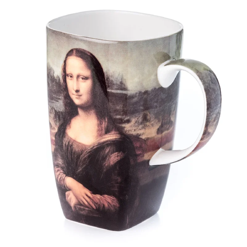 Soft silicone mugs for toddlers-Davinci Mona Lisa Grande Mug