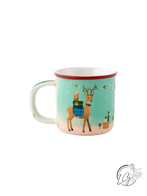 Elegant insulated cups for tea-Deer Mug