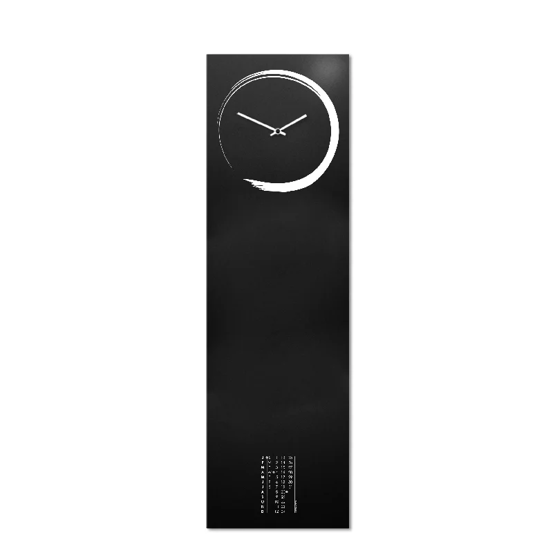 Foldable room dividers for privacy-Design Object - S-enso Vertical Wall Clock - Made in Italy