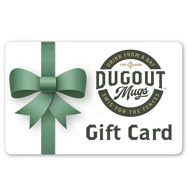 Portable water cups with straws-Dugout Mugs Gift Card