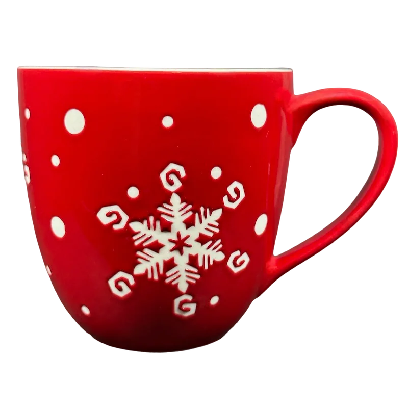 Trendy double-wall coffee mugs-Etched Snowflakes 16oz Mug Holiday 2007 Starbucks