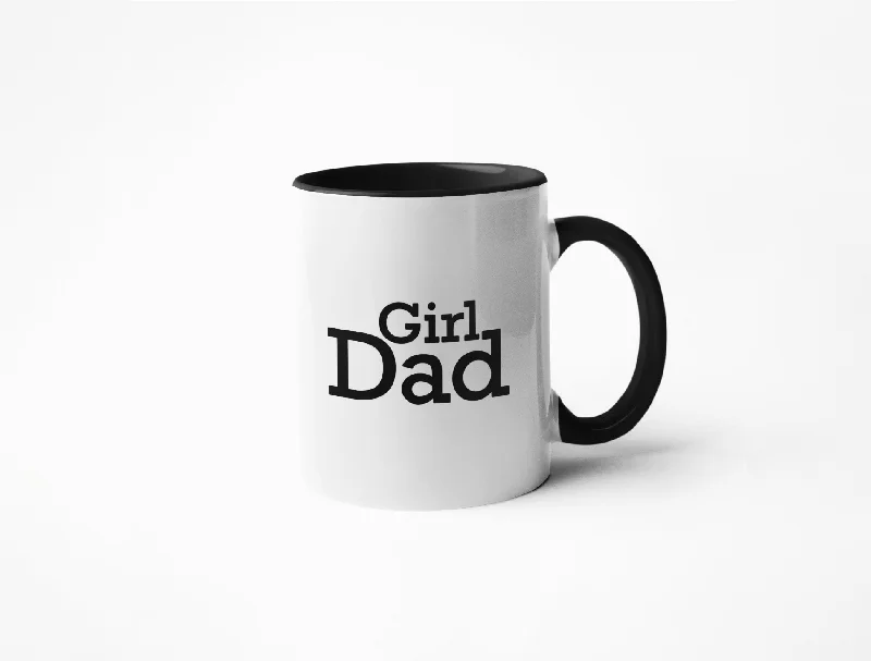 Reusable plastic cups with lids-Girl Dad - Coffee Mug