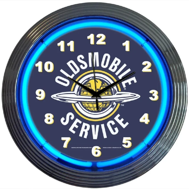 Personalized photo frames for gifts-GM Oldsmobile Service Neon Clock