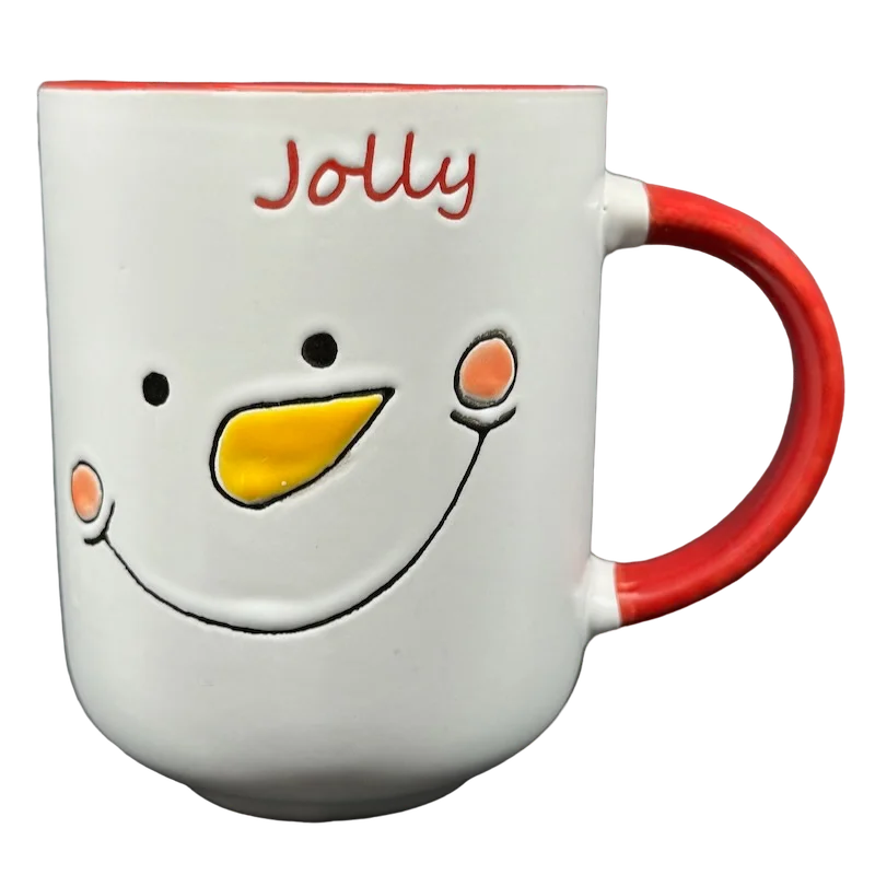 Reusable silicone cups for parties-Jolly Snowman Mug Spectrum Designz