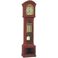 Casual wooden frames for photos-Kieninger 0105-31-05 Snowden Floor Clock, Triple Chimes, 8-Day, Mahogany