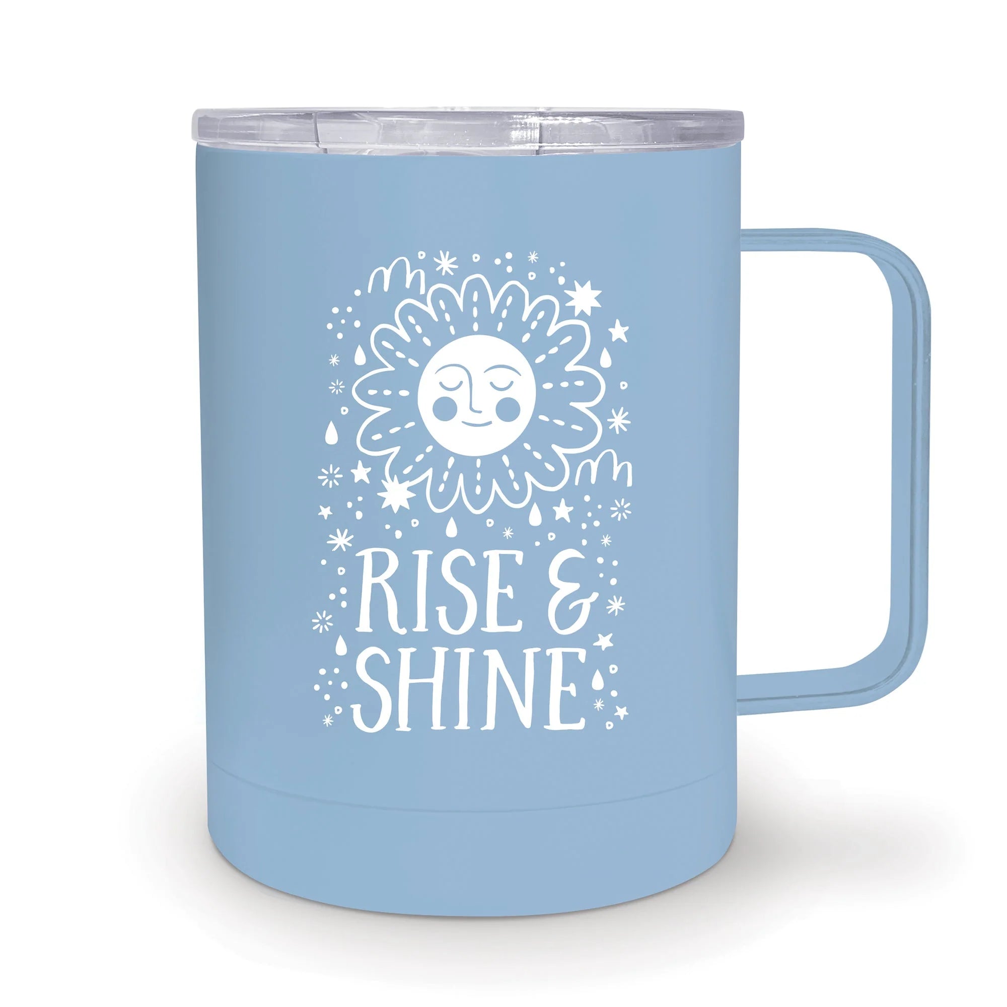 Bright colored tumblers for summer-Rise & Shine Insulated Coffee Mug