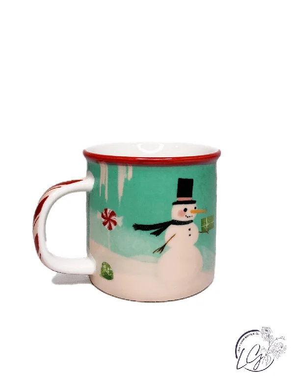 Waterproof stainless steel tumblers-Snowman Mug