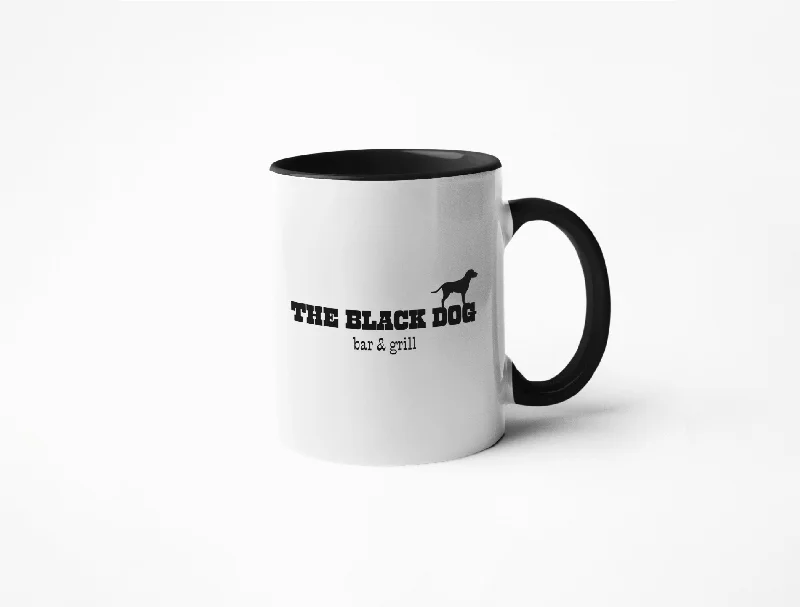 Stylish silicone tumblers for camping-The Black Dog Bar & Grill - Coffee Mug, Taylor Swift Lyrics