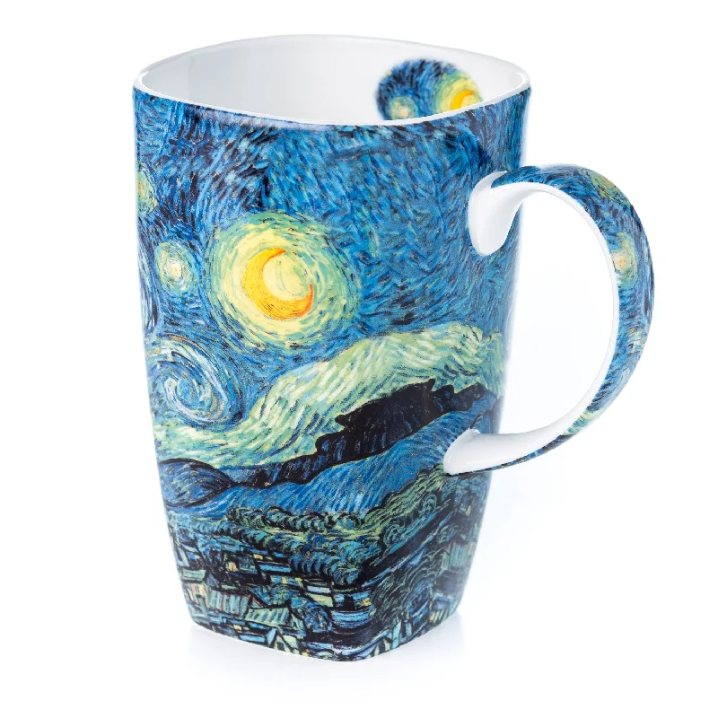 Compact silicone cups for travel-Van Gogh Starry Night Grande Mug