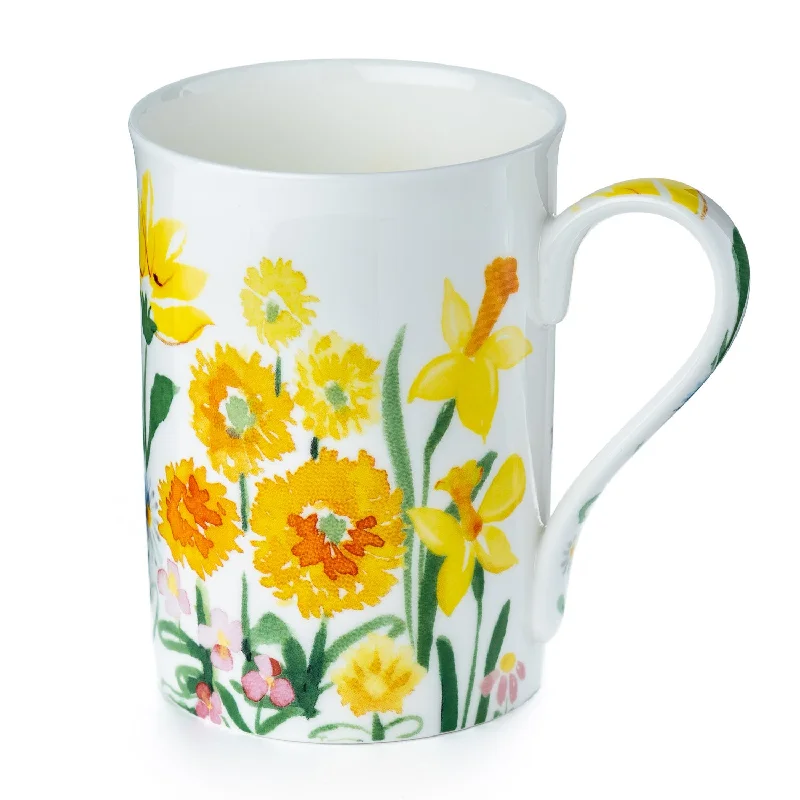 BPA-free plastic tumblers for outdoors-Watercolors Yellow Classico Mug