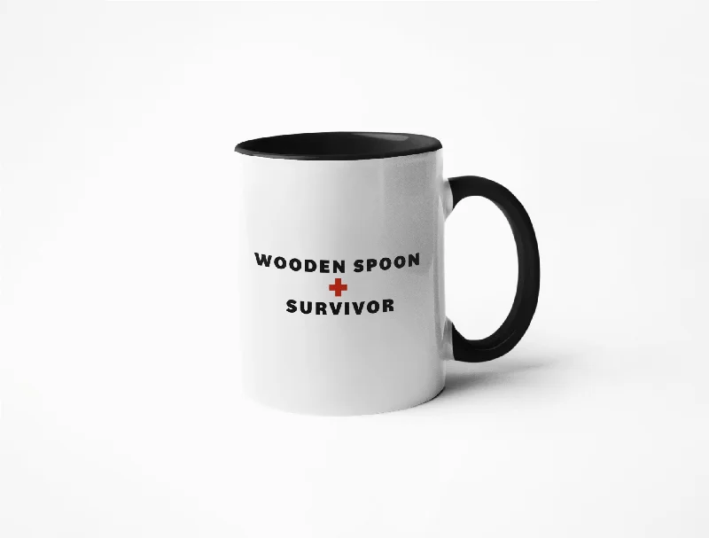 Designer mini mugs for espresso-Wooden Spoon Survivor - Coffee Mug