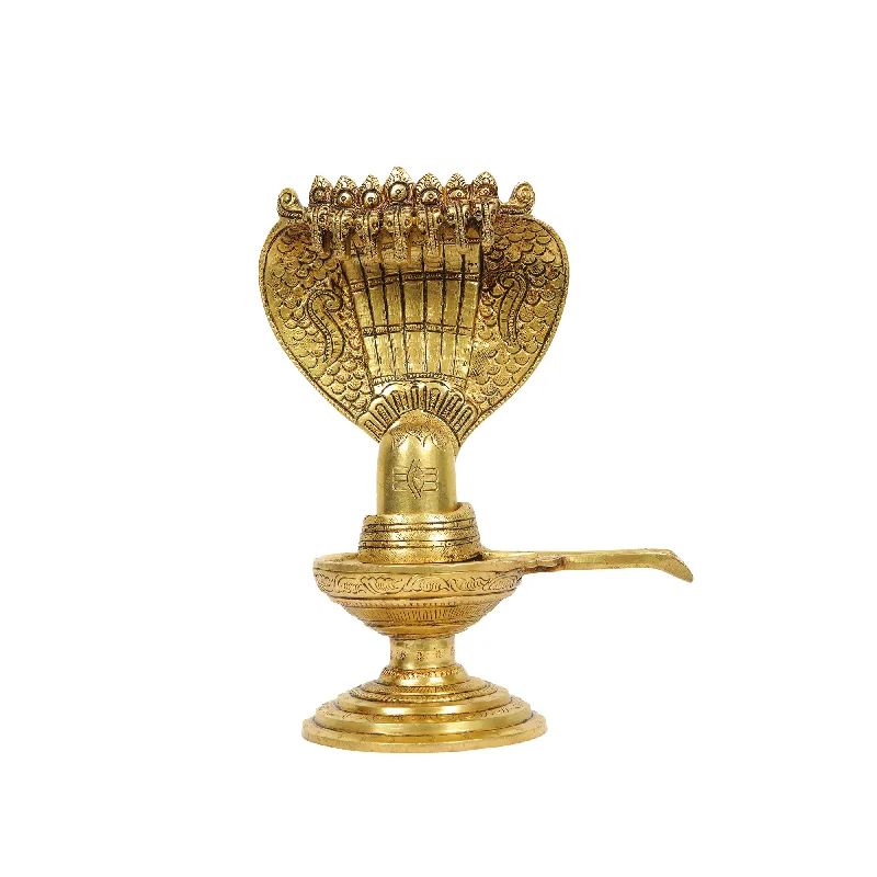 High-quality ceramic vases for plants-BRASS SHIVALINGA