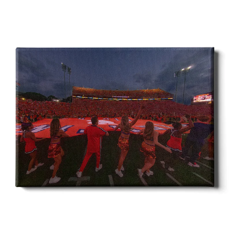 Affordable decorative bowls for tables-Clemson Tigers - Fighting Tigers Entering the Field