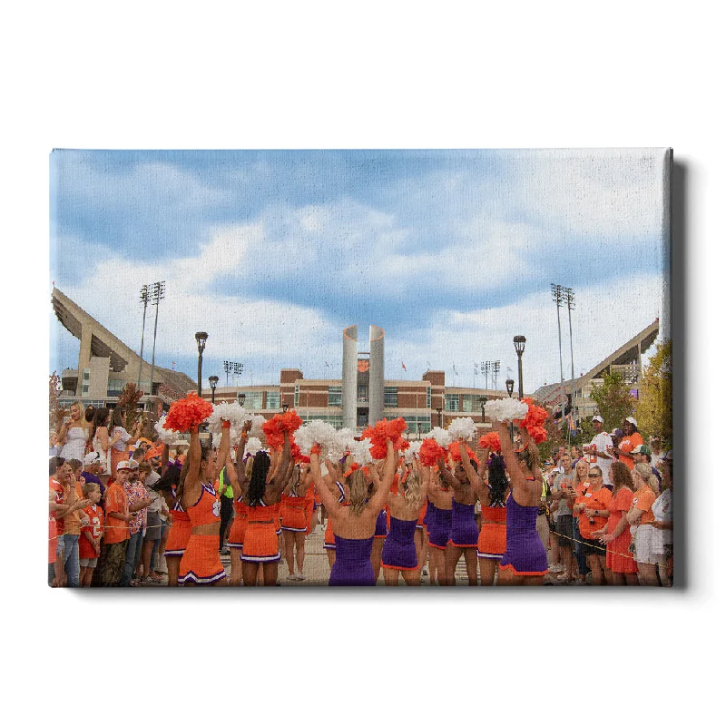 Etched mirrors for bathroom decor-Clemson Tigers - Memorial Stadium Cheer