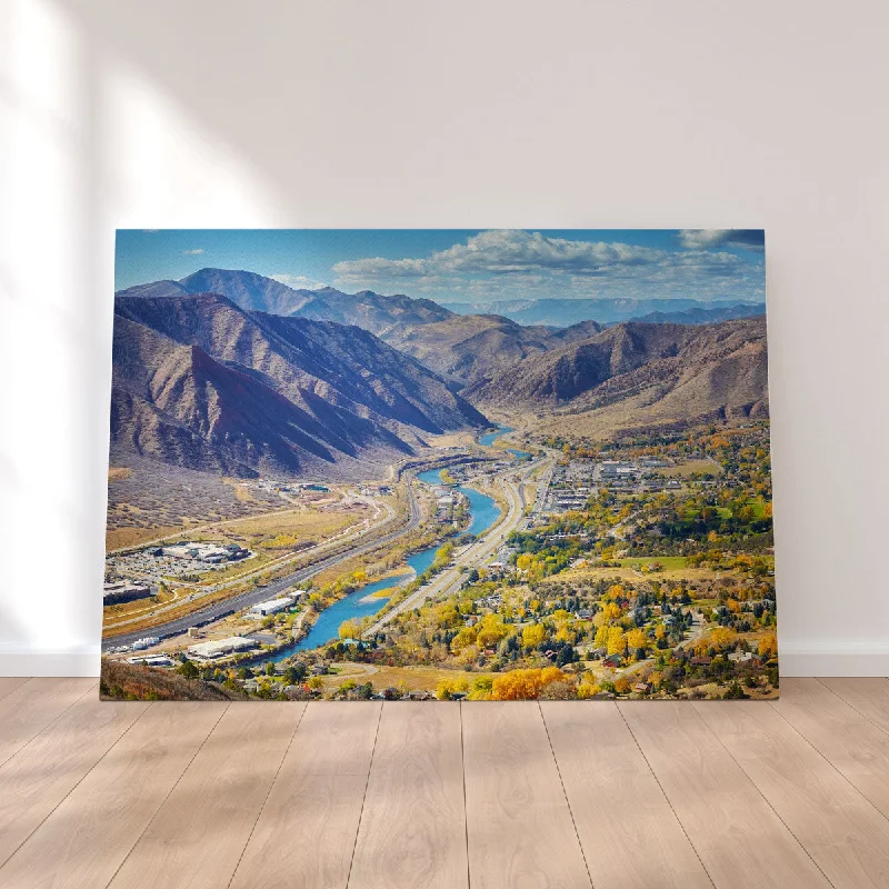 Waterproof outdoor rugs-Glenwood Springs Canvas Set