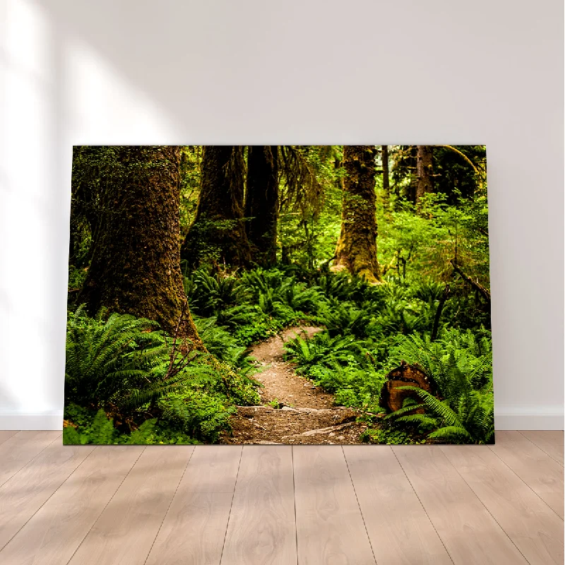 Chic metal wall art-Hoh Rainforest