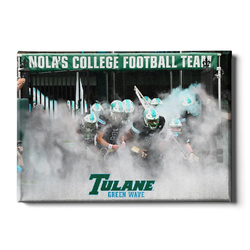 Trendy holographic decor pieces-Tulane  Green Wave - NOLA'S College Football Team