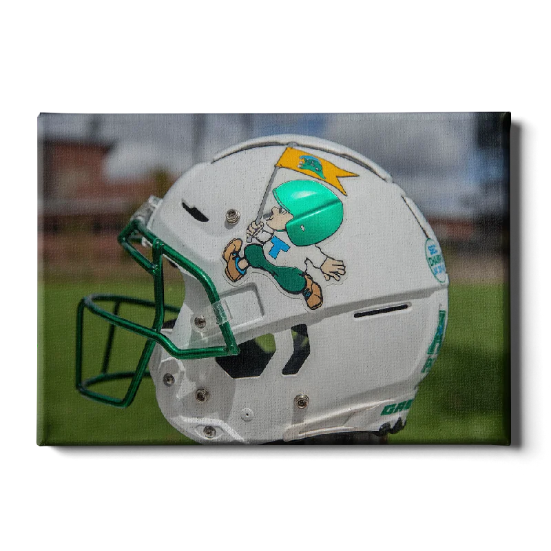 Personalized photo frames for gifts-Tulane  Green Wave - Tulane Throw Back Helmet